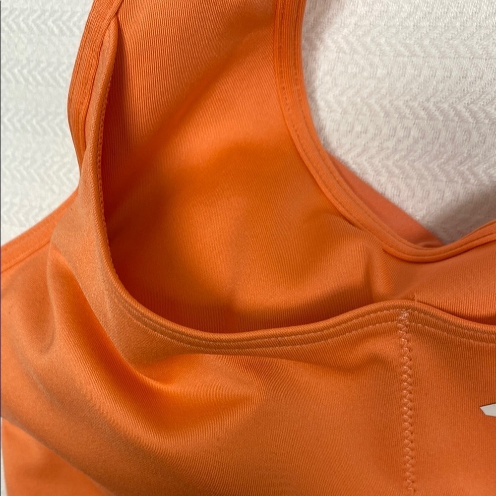Adidas Sports Bra Racerback Performance Boston Athletic Association Orange 32-34 - Picture 12 of 14